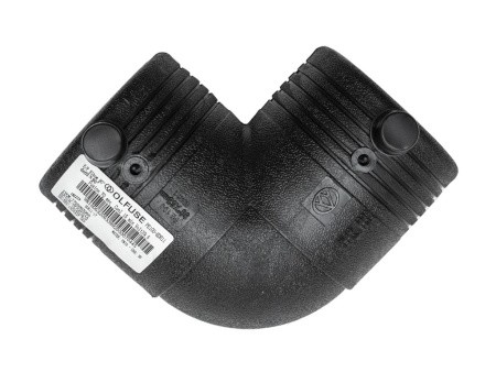 Отвод электросварной 90° PN16 SDR11 PE100 D40 Отвод электросварной 90° PN16 SDR11 PE100 D40