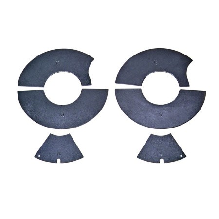 Вкладыши для Р160 на 125 мм (2верх.,2ниж.,2бок.)