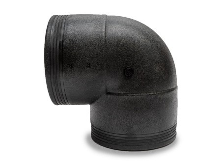 Отвод электросварной 90° PN16 SDR11 PE100 D180 Отвод электросварной 90° PN16 SDR11 PE100 D180